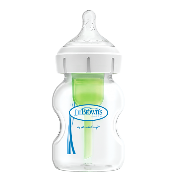 Dr Browns Options Biberon Boca Ancha 150 ml Verd