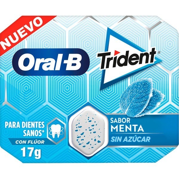 Oral B Trident Chicles Peppermint 10 Uds