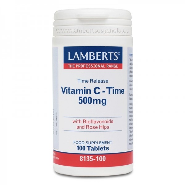 Vitamina C 500mg Bioflavonoides Retard 250 Comps Lamberts