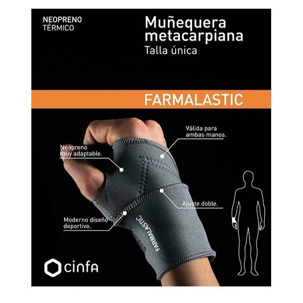 Farmalastic Muñequera Metacarpiana Talla Unica Farmalastic Muñequera Metacarpiana Talla Unica