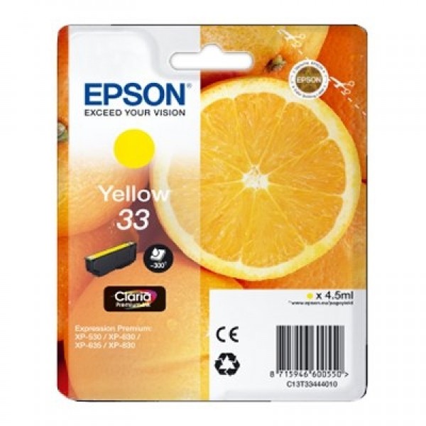 Epson cartucho t3344 amarillo Epson cartucho t3344 amarillo