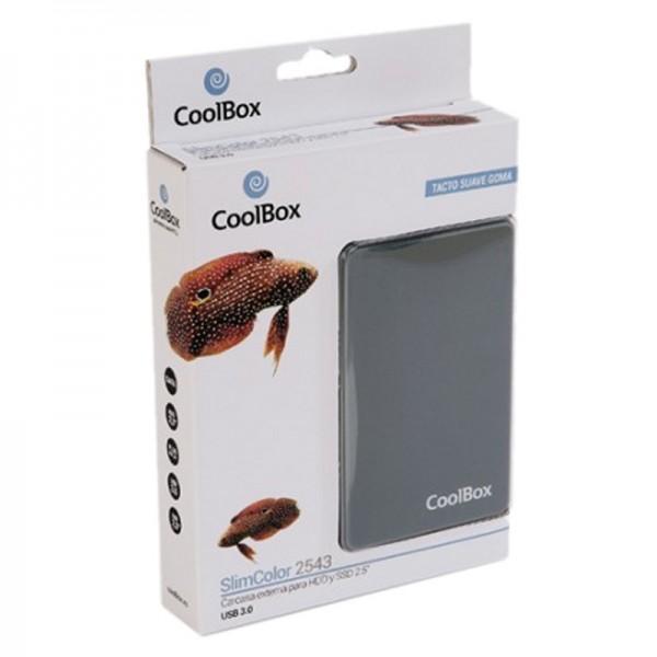 Coolbox caja hdd 2.5" scg2543 gris usb3.0 gris Coolbox caja hdd 2.5" scg2543 gris usb3.0 gris