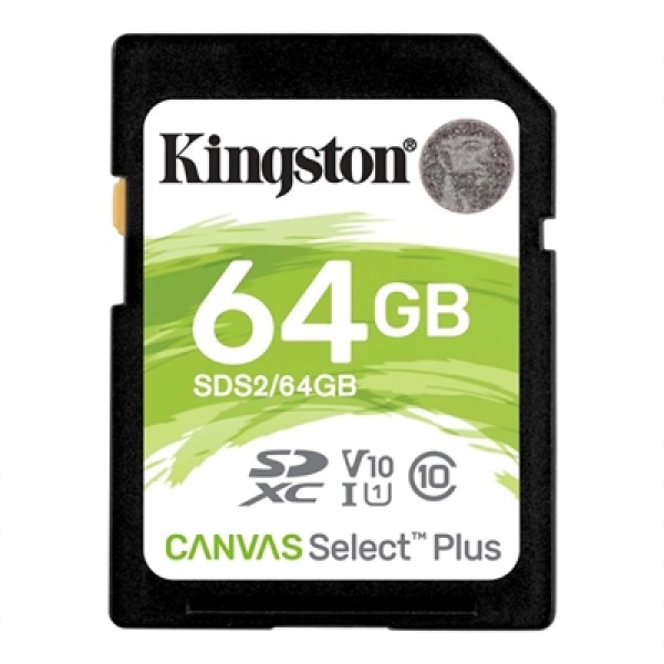 Kingston sds2/64gb sd xc 64gb clase 10