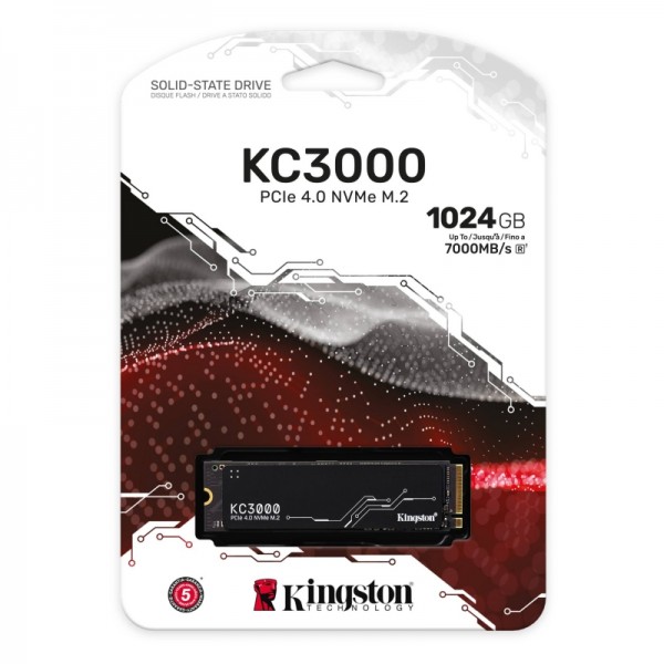 Kingston skc3000s/1024g ssd 1024gb nvme pcie 4.0 Kingston skc3000s/1024g ssd 1024gb nvme pcie 4.0