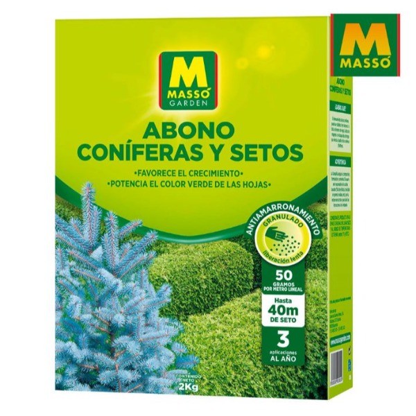 Abono para coníferas y setos 2kg. 244024 massó