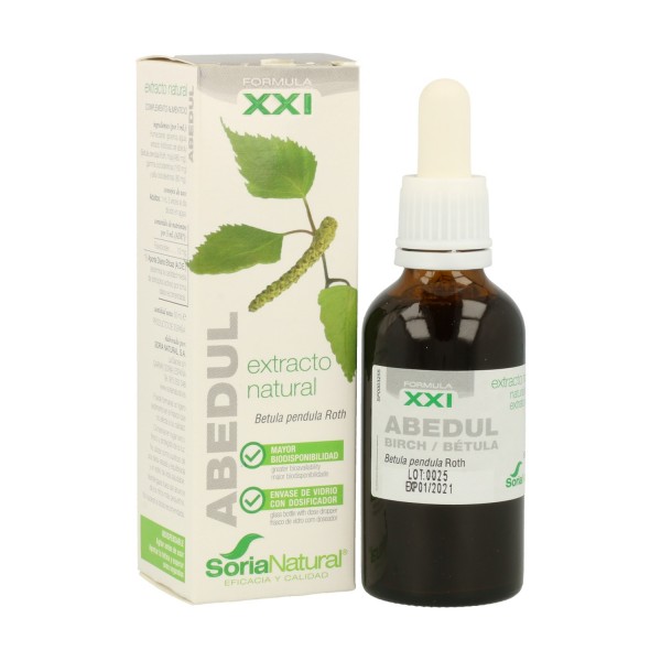 Formula Xxi Extracto De Abedul 50 ml Soria Natur