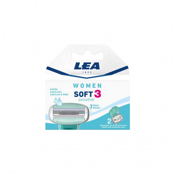 Lea Woman Soft 3 Sensitive maquinilla depilar mujer 2 Recambios