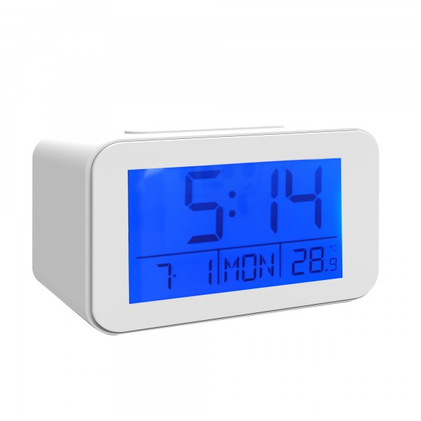 Kuken reloj despertador digital con alarma y temperatura