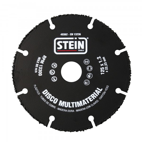 Disco stein multimaterial 125 mm.