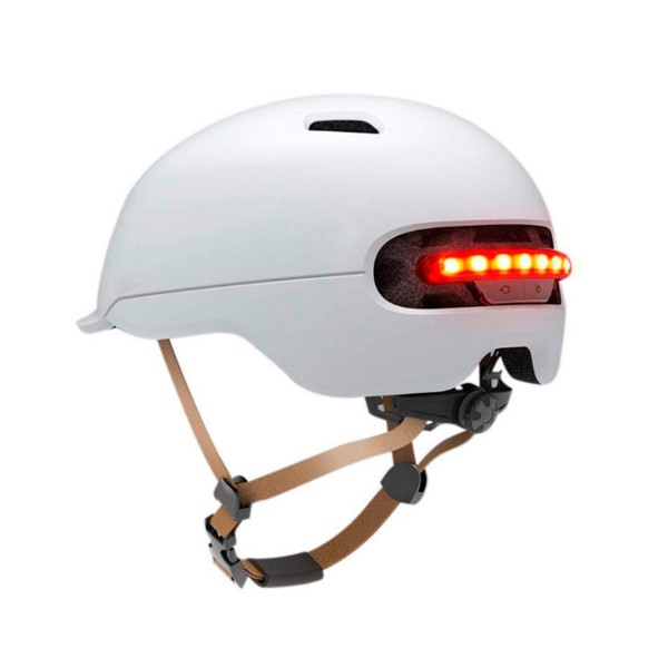 Whinck smart helmet smart4u sh50 white / casco con led trasero en talla l