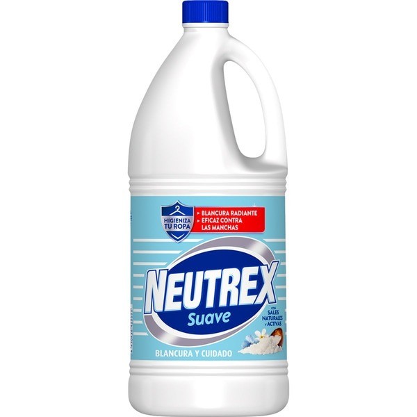Neutrex Suave lejía ropa Blancura y Cuidado 1,9 litros
