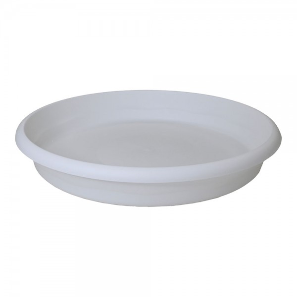 Plato de inyeccion para maceta terra ø34cm blanco plastiken (pack 6 unidades)