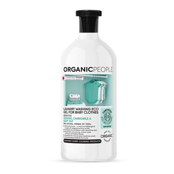Organic People gel detergente ropa bebé ecológico 1000ml