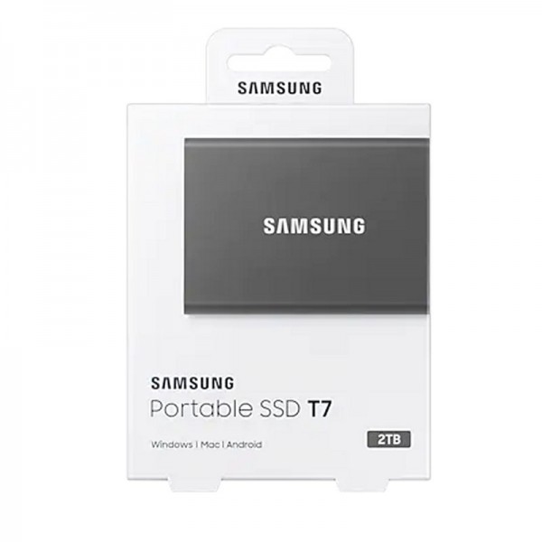 Samsung t7 ssd externo 2tb nvme usb 3.2  gris