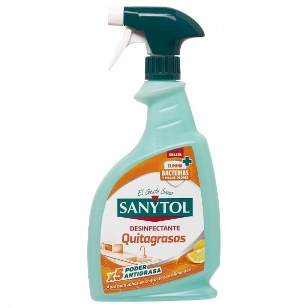 Sanytol Cocina Limpiador Desengrasante Desinfectante spray 750 ml