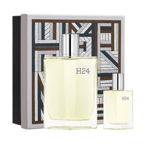 Hermes paris 24h eau de toilette 100ml vaporizador + miniatura 12 5ml