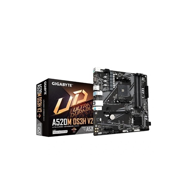 Gigabyte placa base a520m ds3h v2  matx am4 Gigabyte placa base a520m ds3h v2  matx am4