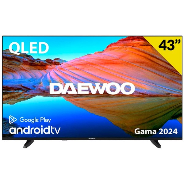 DAEWOO 43DM62QA TELEVISOR SMART TV 43" QLED UHD 4K HDR