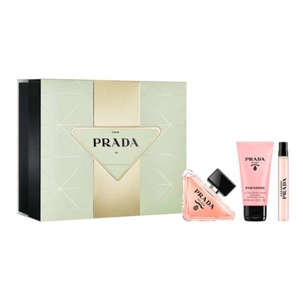 Prada paradoxe intense eau de parfum 90ml + locion corporal perfumada 50ml + miniatura 10ml