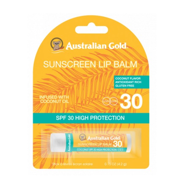 Australian Gold bálsamo protector labial spf30 barra 4.2gr