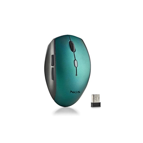 Ngs raton inalambrico con teclas silenciosas azul