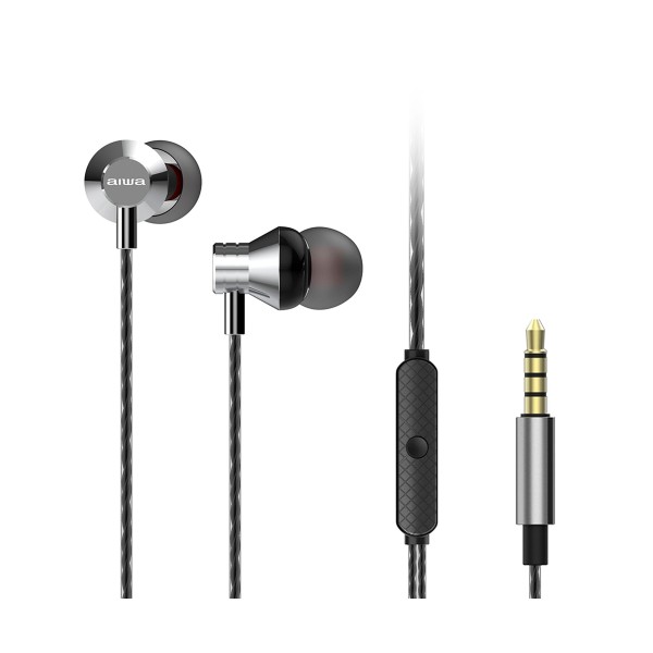 Aiwa estm-50sl silver / auriculares inear con cable