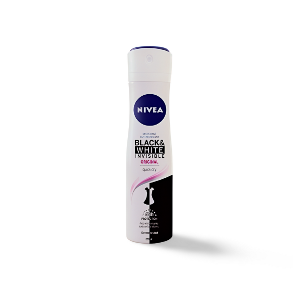 NIVEA Black & White Invisible desodorante spray 200 ml