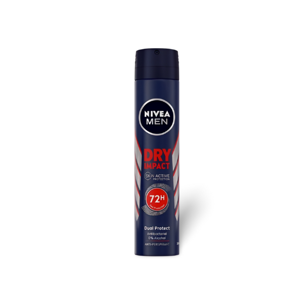 Nivea Men Dry Impact desodorante Hombre spray 200 ml