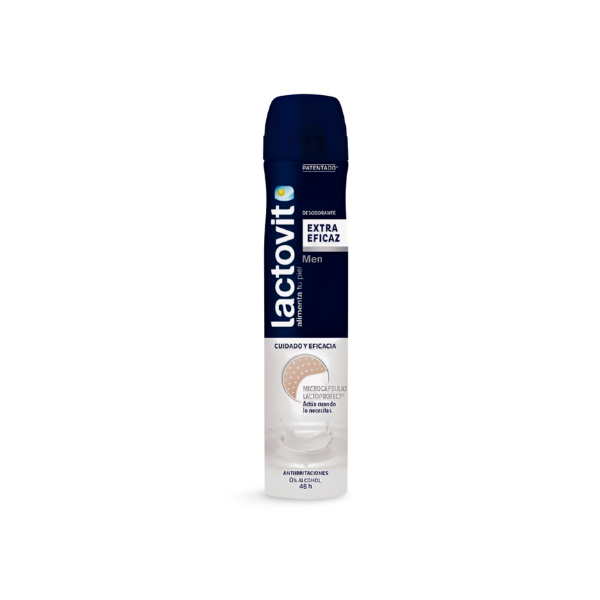 Lactovit Men Extra Eficaz desodorante sin alcohol spray 200 ml
