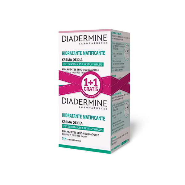 Crema Matificante Diadermine Día Pack Ahorro 2 x 50 ml