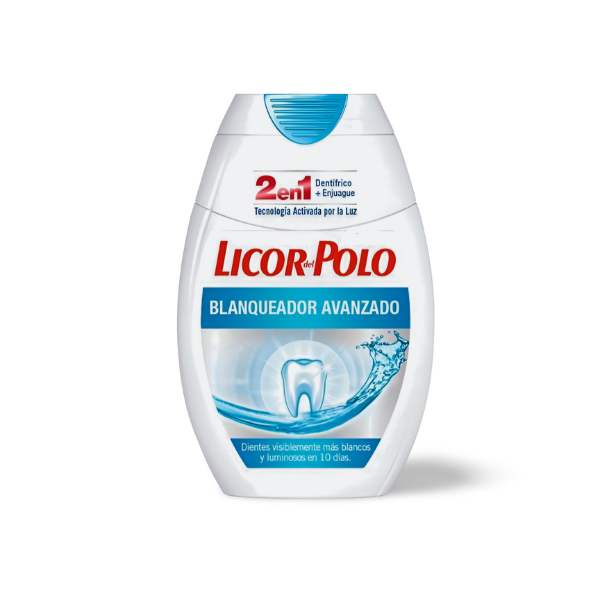 Licor del Polo 2 en 1 Blanqueador Avanzado pasta de dientes 75ml