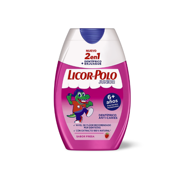 Licor del Polo Junior Fresa pasta de dientes 75ml
