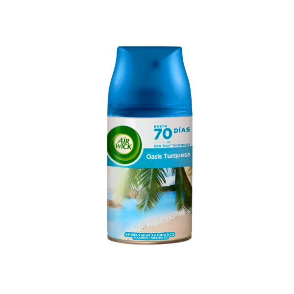 Air wick Freshmatic Ambientador spray Recambio OASIS TURQUESA 250 ml