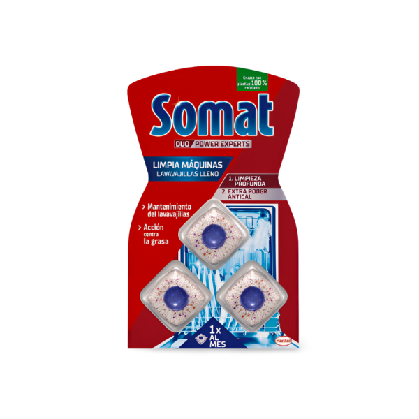 Somat Duo Extra Poder Antical y Grasa limpia máquinas lavavajillas