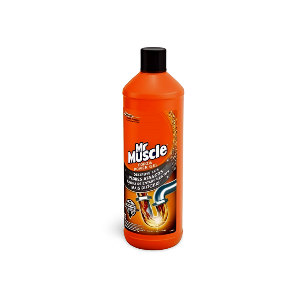 Mr. Muscle Forza Power Gel desatascador limpiar tuberías y desagües 1 litro