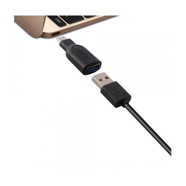 Ksix bxadapc01 black / adaptador usb-c (m) a usb-a (h) Ksix bxadapc01 black / adaptador usb-c (m) a usb-a (h)