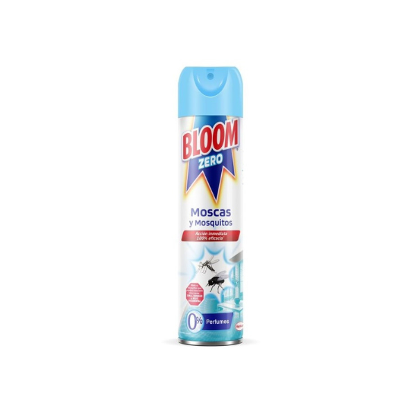 Bloom Zero insecticida mosquitos y moscas sin perfume sin olor spray 400 ml