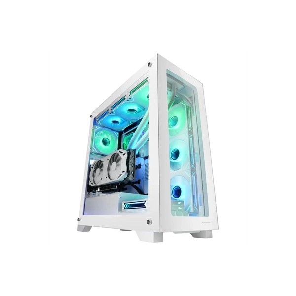 Mars gaming caja e-atx mc-xp blanco