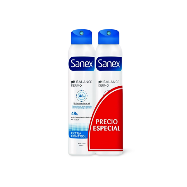 Sanex pH Balance Dermo Extra Control desodorante spray 2x200ml