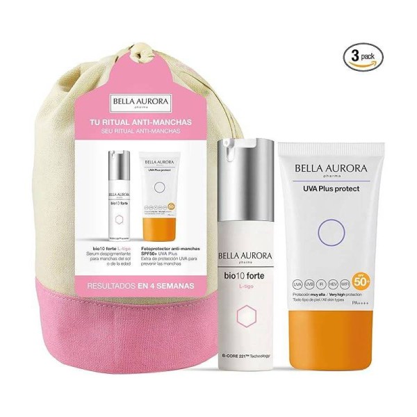 Bella Aurora Bio10 Forte L-tigo 30ml + Fotoprotector Anti-manchas Spf50+ Uva Plus 50ml Promo