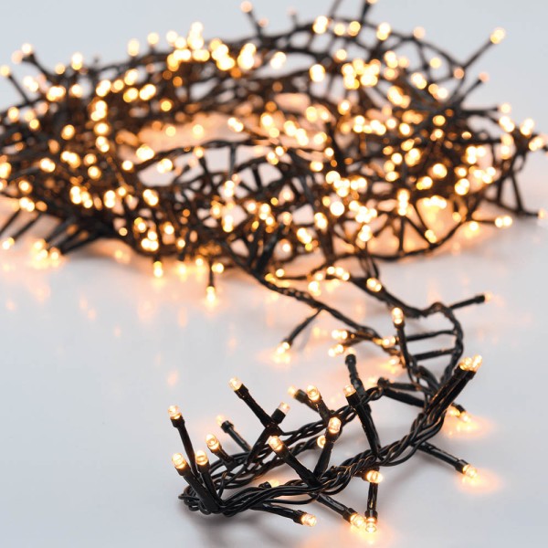 Guirnalda LED Espino Koopman 700 Cálida 17 m Navidad
