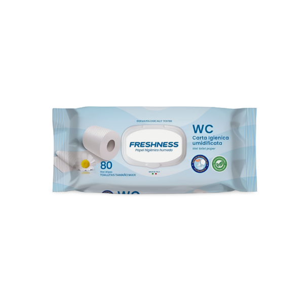 Freshness Toallitas WC Papel higiénico húmedo 80 uds