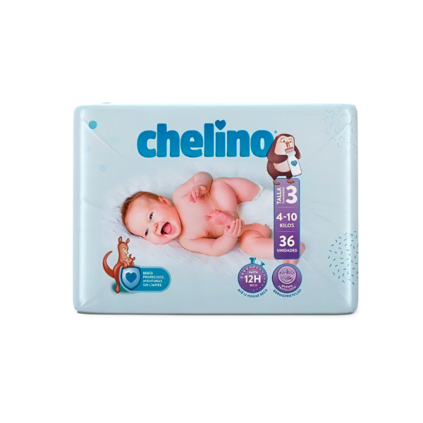 Chelino Love T3 4-10 Kg 36 Uds