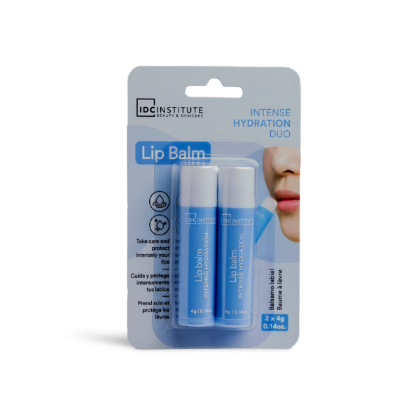 IDC Institute barra bálsamo protector labial hidratante 2 unidades