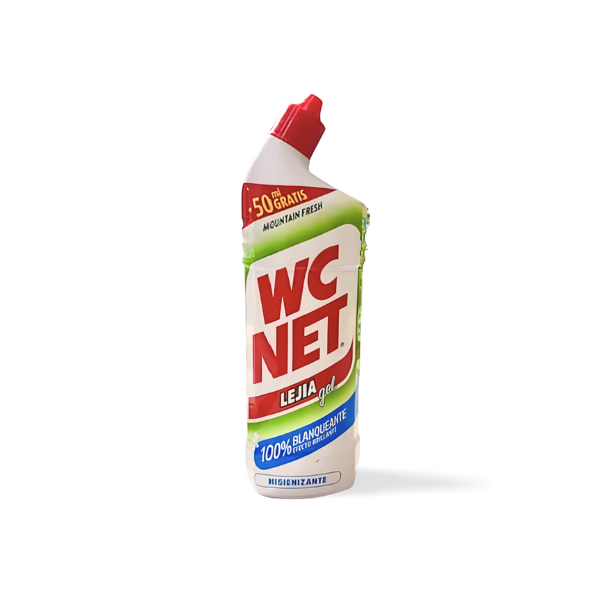 WC NET gel limpiador inodoro higienizante con lejía perfumada 800 ml