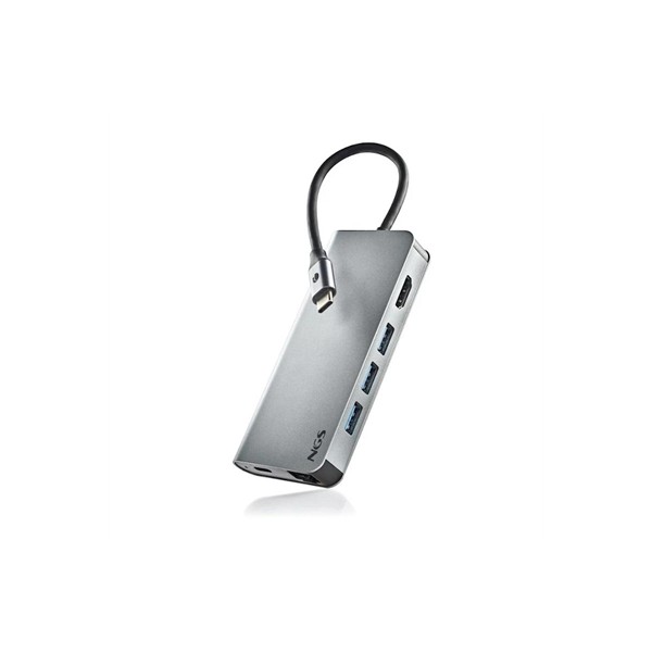 Ngs adaptador multipuerto usb-c  8 en 1 Ngs adaptador multipuerto usb-c  8 en 1