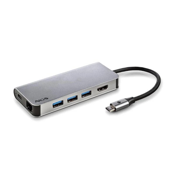 Ngs adaptador multipuerto usb-c  8 en 1 Ngs adaptador multipuerto usb-c  8 en 1