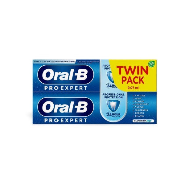 Pasta Dental Oral-B Pro-Expert Protección 2 x 75 ml
