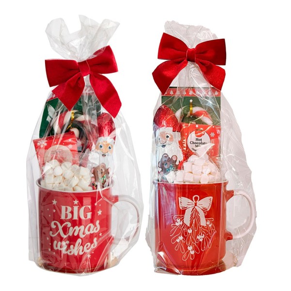 Taza Navideña de Regalo Basics con Dulces y Cacao 185 g