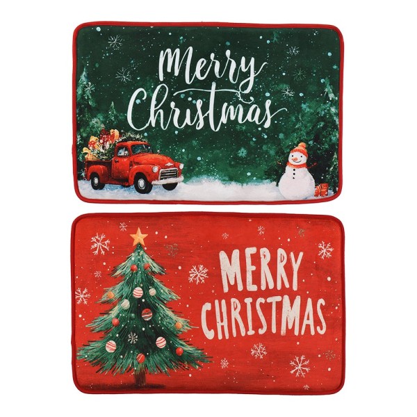 Felpudo Navideño LED Lumineo 60 x 40 cm Modelos Surtidos